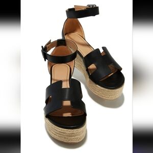 New Bamboo Weekend Cruise Black Espadrille